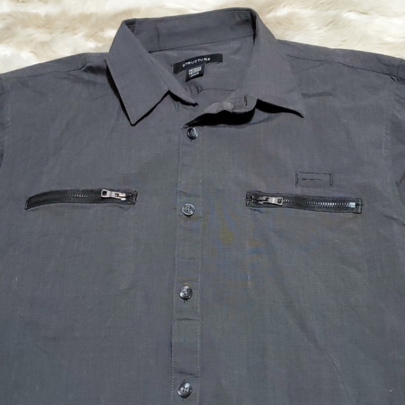 Men's long sleeve gray shirt - Picture 2 of 6